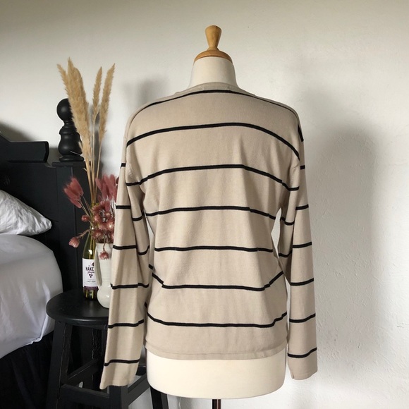 LISE J Striped Cardigan - Picture 3 of 3